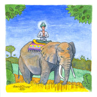 Retreat illustration by David Oliver