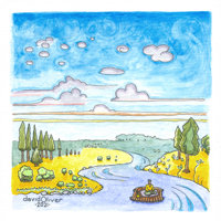 Thought Stream illustration by David Oliver